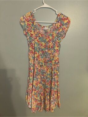 "Mommy and Me" Floral Print Summer Dress Set- Women's Size 2x & Girl's Size 16
